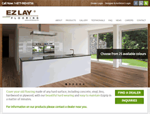 Tablet Screenshot of ezlayflooring.com